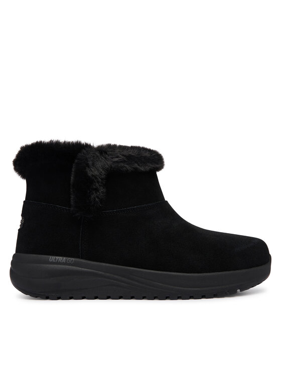 Skechers Skechers Čizme za snijeg Waterproof Relaxed Fit: On-The-GO Stellar - Cozy Step 144745/BBK Crna