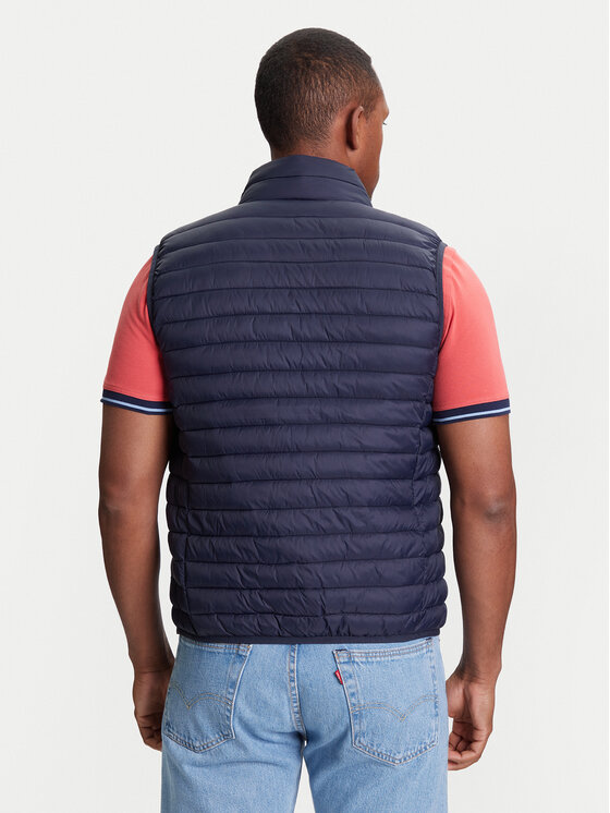 United Colors Of Benetton United Colors Of Benetton Kamizelka 2TWDUJ00P Granatowy Regular Fit