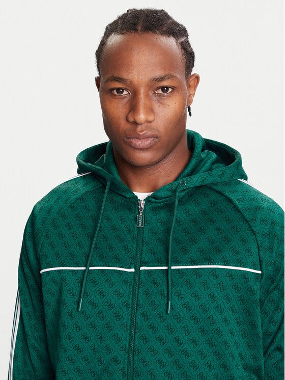 Guess Guess Felpa Z5BQ13 K2042 Verde Relaxed Fit