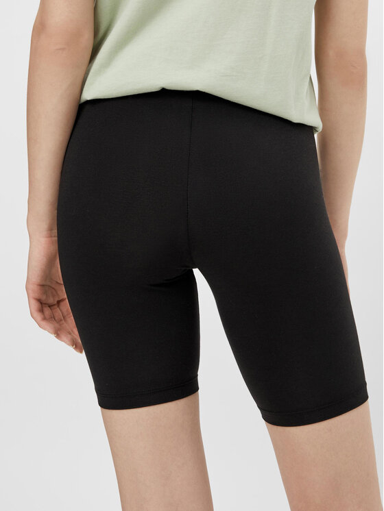 Pieces Pieces Pantaloni scurți ciclism Kiki 17101084 Negru Slim Fit