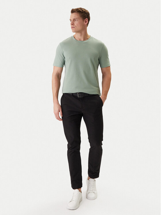 BOSS BOSS Тишърт Tiburt 240 50452680 Зелен Regular Fit