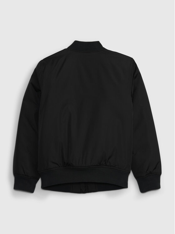 Gap Gap Μπόμπερ μπουφάν 780232-00 Μαύρο Regular Fit