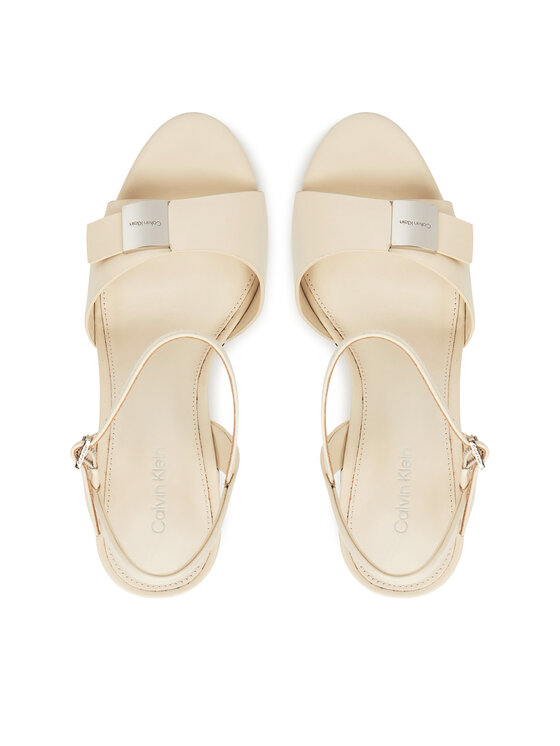 Calvin Klein Calvin Klein Sandaalid Heel Sandal 85 W/Ck Hw - Lth HW0HW02485 Ekrüüvärv