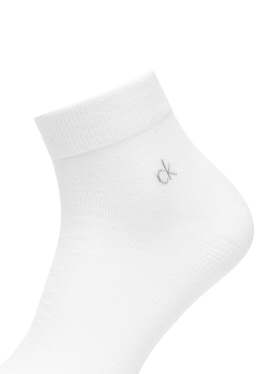 Calvin Klein Calvin Klein 3 vīriešu zemo zeķu pāru komplekts 701234209 Balts