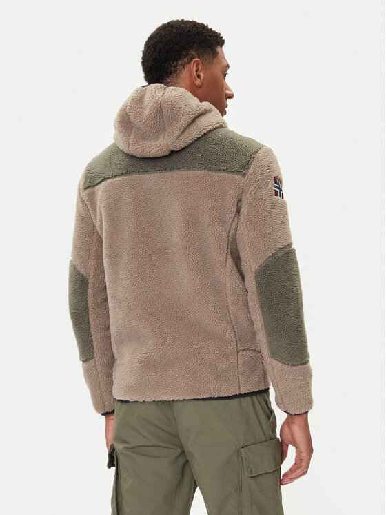 Napapijri Napapijri Полар Yupik NP0A4GNS Зелен Regular Fit