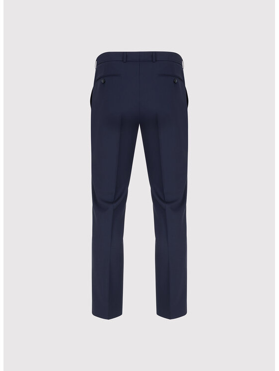 Pako Lorente Pako Lorente Spodnie garniturowe P000P-6G-005 Granatowy Slim Fit