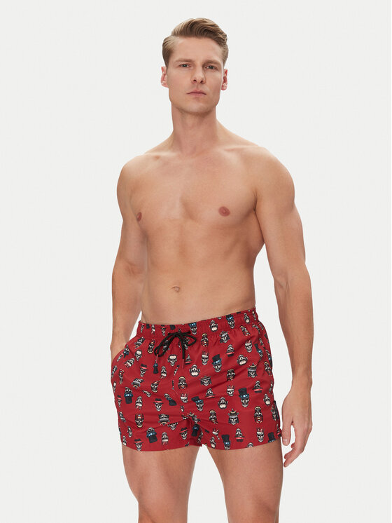 YSABEL MORA YSABEL MORA Pantaloni scurți pentru înot 90286 Roșu Regular Fit