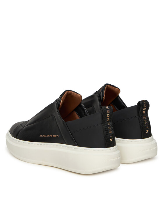 Alexander Smith Alexander Smith Tenisice Wembley Slip-On-ASBCWLW Crna
