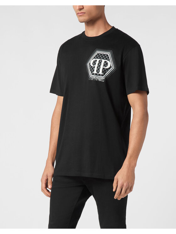 PHILIPP PLEIN PHILIPP PLEIN Tričko 22257 Čierna Regular Fit