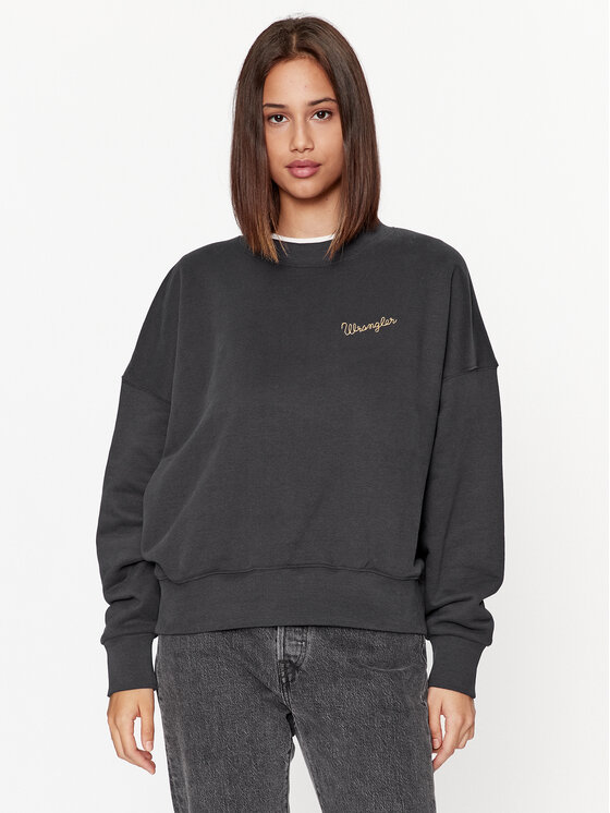 Női Pulóver Wrangler, Méret: M, Fekete, 112343708