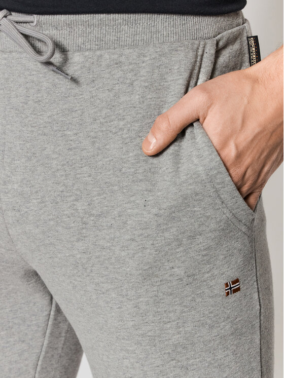 Napapijri Napapijri Jogginghose Malis NP0A4GBK Grau Regular Fit