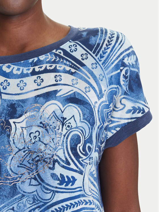 Olsen Olsen T-Shirt 11105117 Niebieski Regular Fit