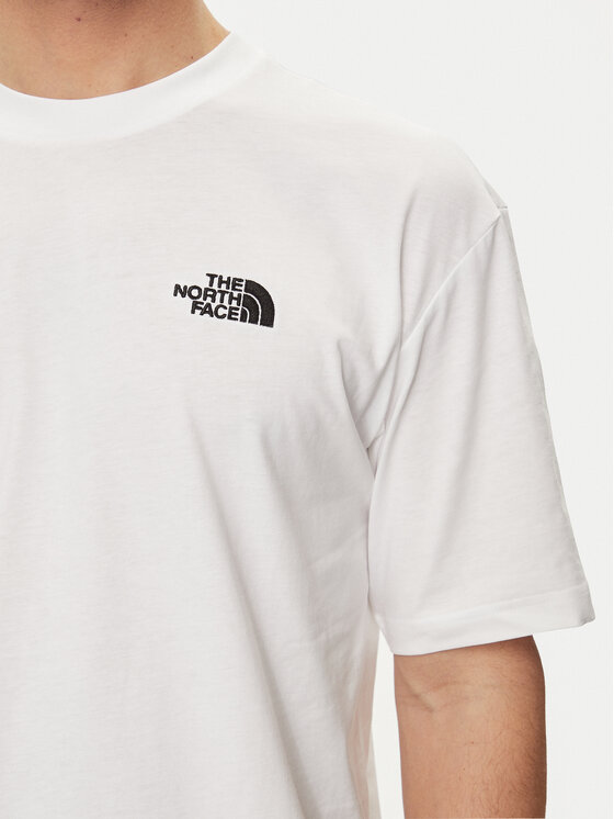 The North Face The North Face Marškinėliai Simple Dome NF0A87NR Balta Oversize