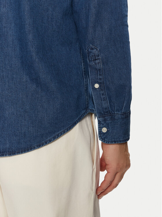 Tommy Hilfiger Tommy Hilfiger camicia di jeans MW0MW37581 Blu Regular Fit