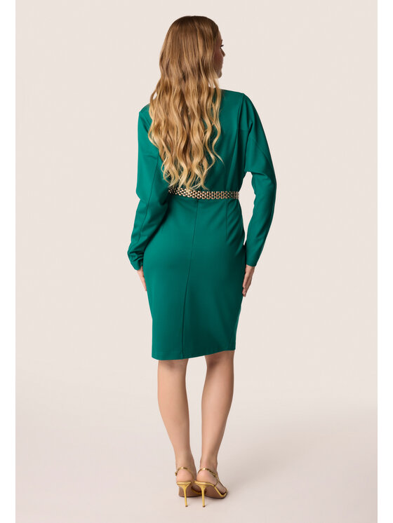 QUIOSQUE QUIOSQUE Každodenné šaty 4VF007 Zelená Regular Fit