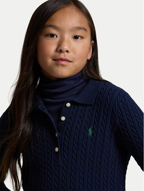 Polo Ralph Lauren Polo Ralph Lauren Rochie tricotată 313978841001 Bleumarin Regular Fit