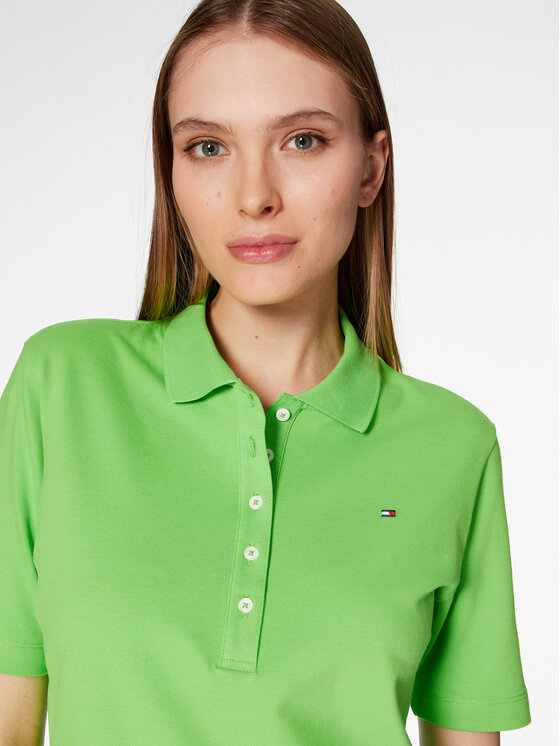 Tommy Hilfiger Tommy Hilfiger Polo 1985 WW0WW37820 Verde Regular Fit