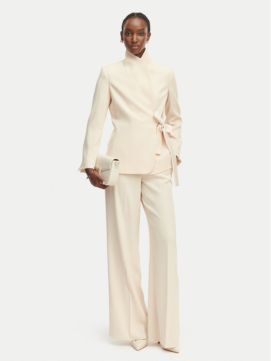 Marella Marella Švarkas Geleda 2613041102 Smėlio Slim Fit