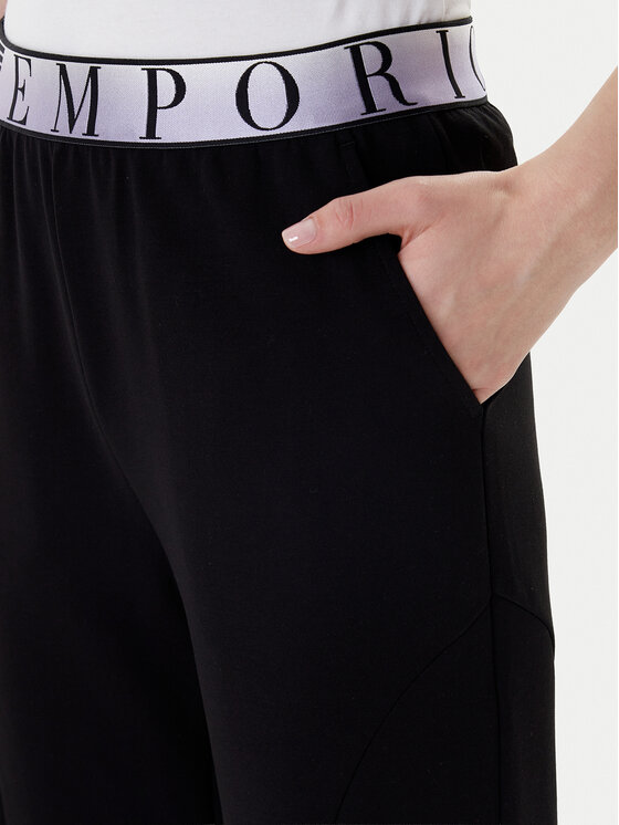 EA7 Emporio Armani EA7 Emporio Armani Teplákové nohavice 7W001154 AF12501 UC001 Čierna Regular Fit
