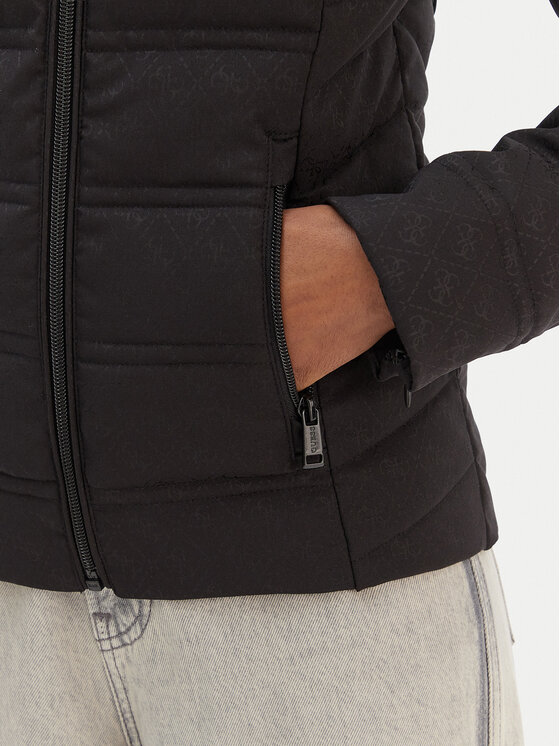 Guess Guess Übergangsjacke W6RL02 WJ492 Schwarz Regular Fit