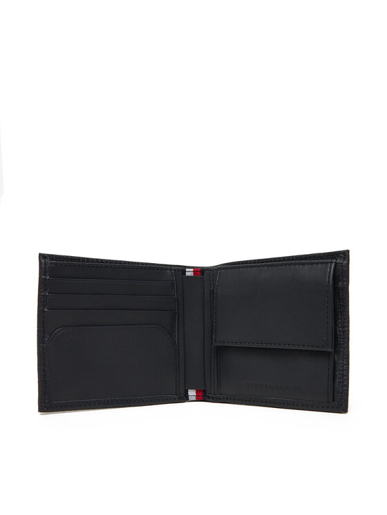 Tommy Hilfiger Tommy Hilfiger Veliki muški novčanik Th Flag Cc & Coin AM0AM13709 Tamnoplava