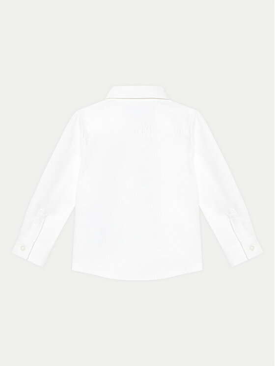 Guess Guess Cămașă N5RH10 W9CL0 Alb Regular Fit