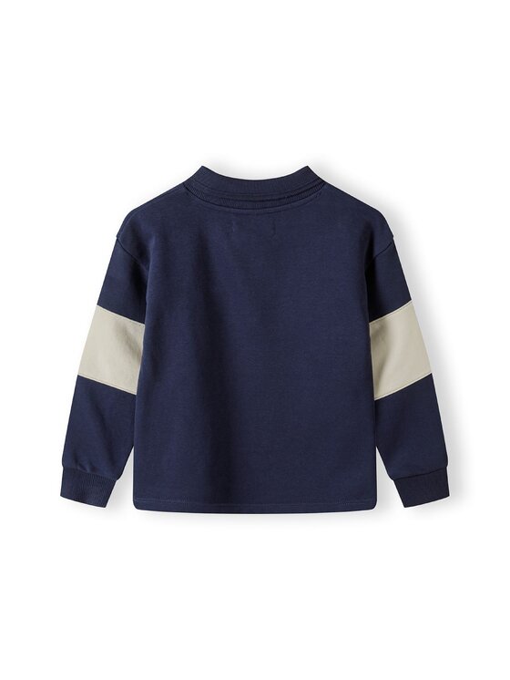MINOTI MINOTI Bluza 23fleece57 Granatowy Regular Fit