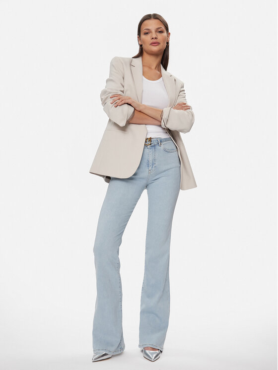 PINKO Pinko Jeans Flora 100166 A1MQ Himmelblau Flare Fit