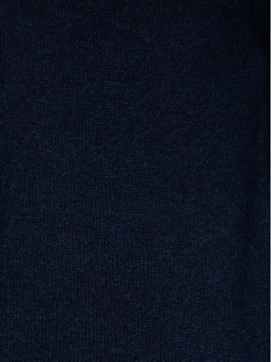 Ombre Ombre Sweter OW-SW-E0064 Granatowy Relaxed Fit