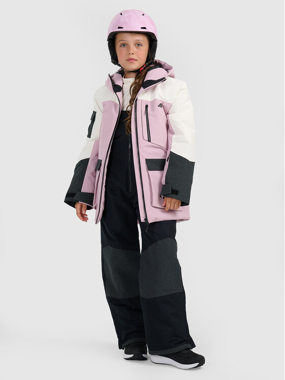 4F 4F Kurtka snowboardowa SNOWBOARD Różowy jasny Regular Fit