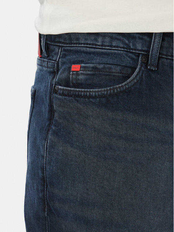 HUGO HUGO Jeansy HUGO 634 50561474 Granatowy Tapered Fit