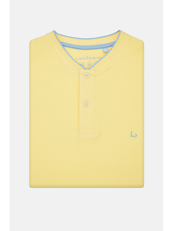 Lancerto Lancerto Polo Robbie PO073124000012 Żółty Regular Fit