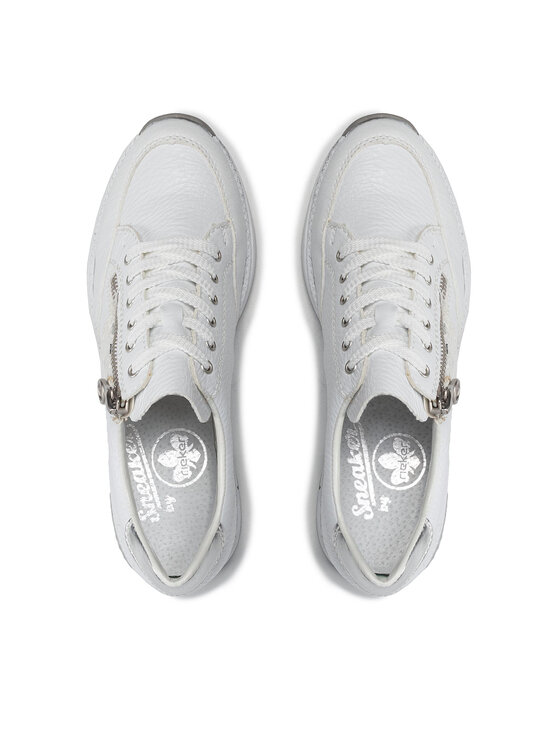 Rieker Rieker Sneakersy N4322-80 Bílá