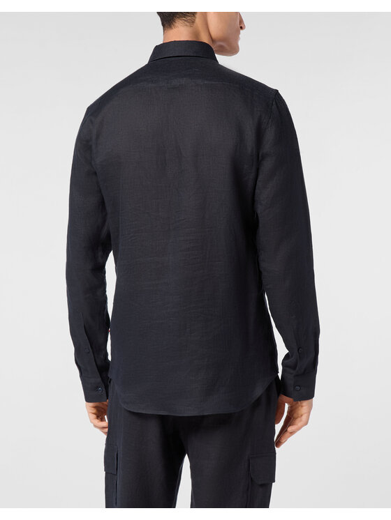 PHILIPP PLEIN PHILIPP PLEIN Košeľa 24549 Svetlo modrá Fitted Fit