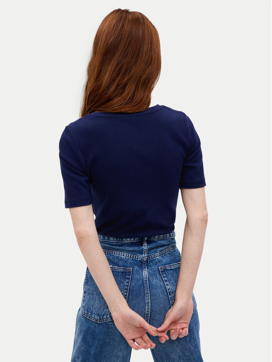 Gap Gap T-shirt 540635-02 Tamnoplava Slim Fit