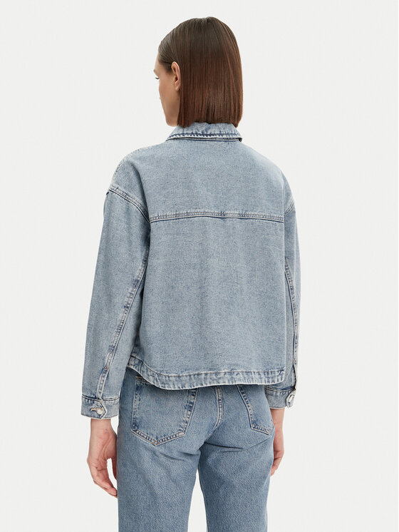 Vero Moda Vero Moda džínsová košeľa Jamie 10331693 Modrá Relaxed Fit
