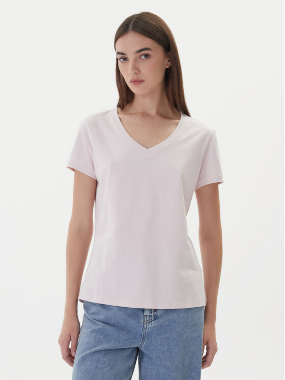 Guess Guess Футболка W2YI45 J1314 Рожевий Slim Fit