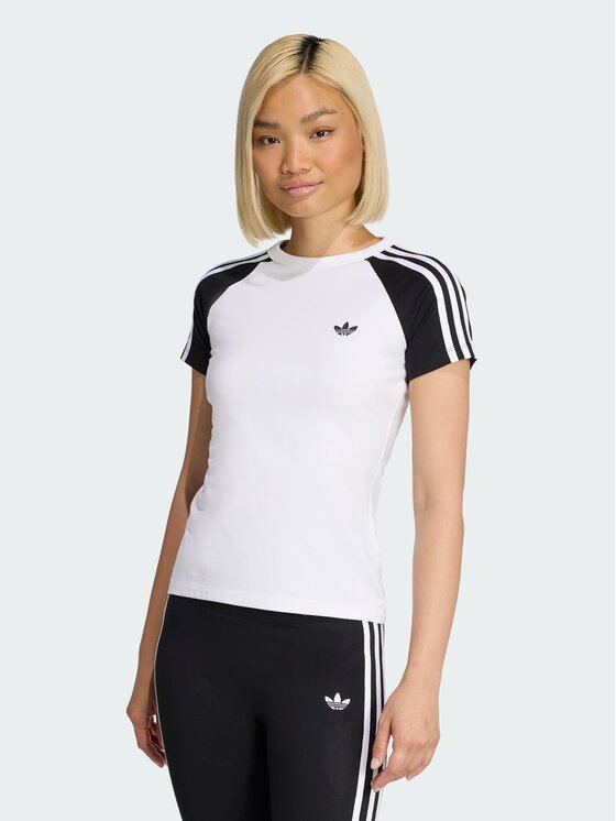 adidas adidas T-Shirt 159127 Biały Slim Fit
