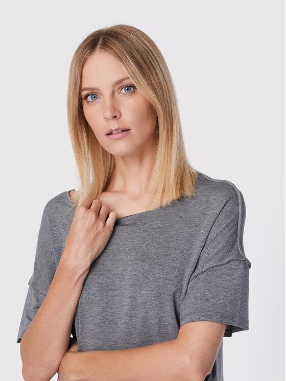 Etam Etam Μπλούζα πιτζάμας Alva 6534313 Γκρι Relaxed Fit