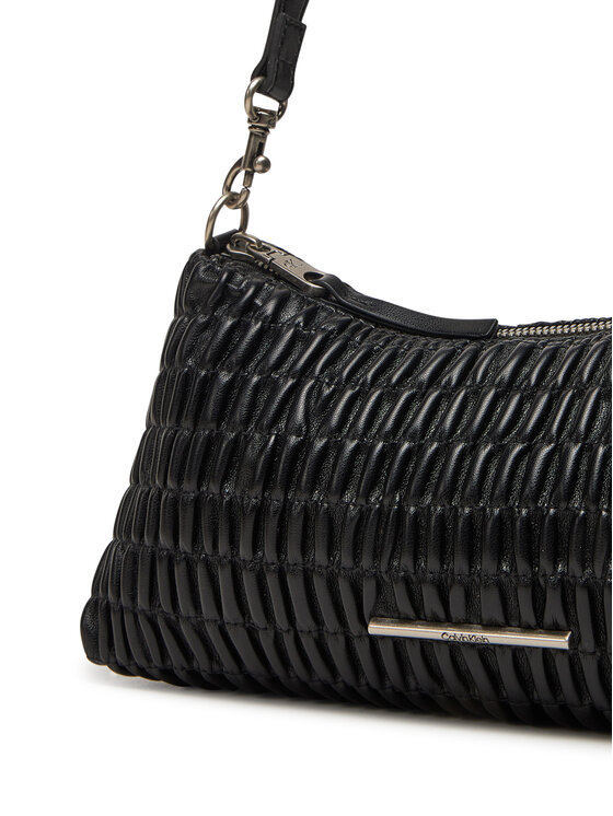 Calvin Klein Jeans Calvin Klein Jeans Τσάντα Ruched Layla Shoulder Bag LV04K3088G Μαύρο