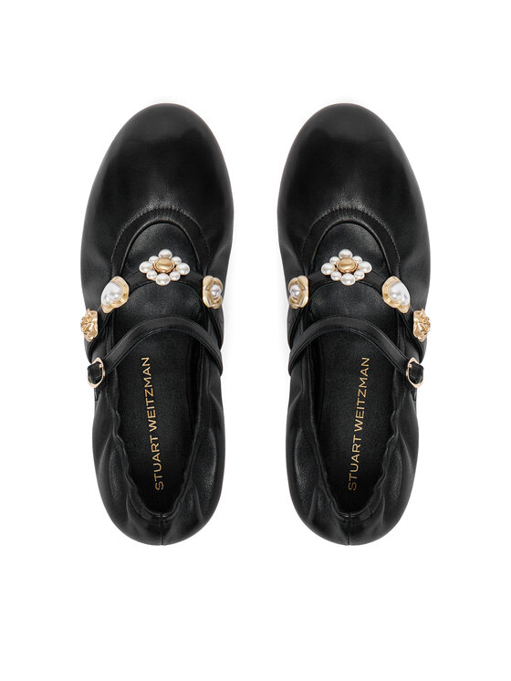 Stuart Weitzman Stuart Weitzman Balerini Socharming Mary Jane SN124 Negru
