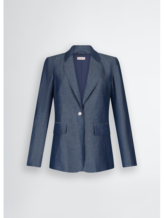 ジャケット LIU JO Women Jackets WA5131T4818 9481 BLUE Liu Jo Kurtka damska WA5131T481809481 Błękitny Regular Fit