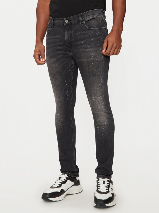 KARL LAGERFELD KARL LAGERFELD Blugi 265801 544832 Negru Slim Fit