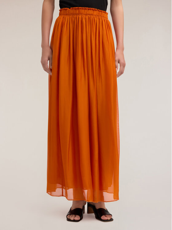 Motivi Motivi Gonna midi 1103W000668N017 Arancione A-Line Fit