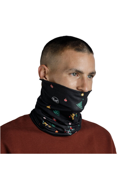 Buff Buff Scaldacollo Buff Original EcoStretch Holiday Scarf 1347698171000 Nero