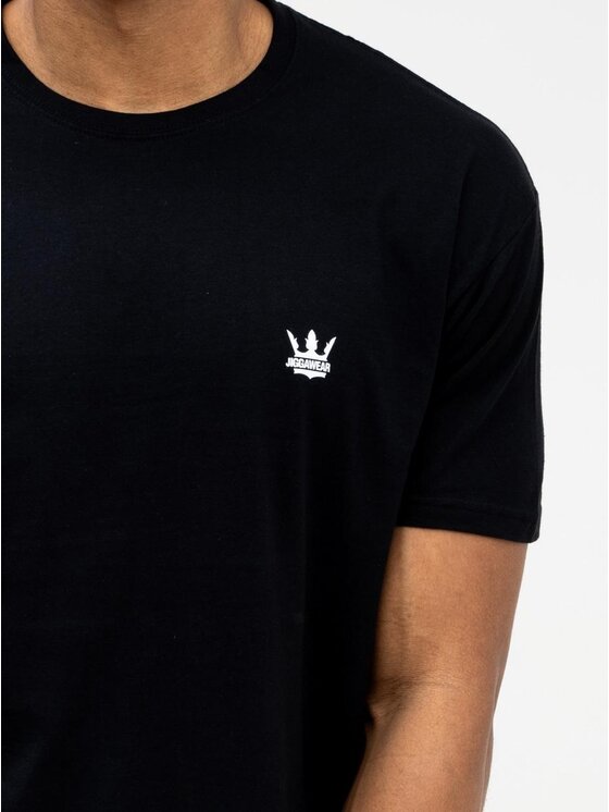 Jigga Wear Jigga Wear T-Shirt Koszulka Z Krótkim Rękawem Jigga Wear Mini Crown Czarna M Czarny Regular Fit