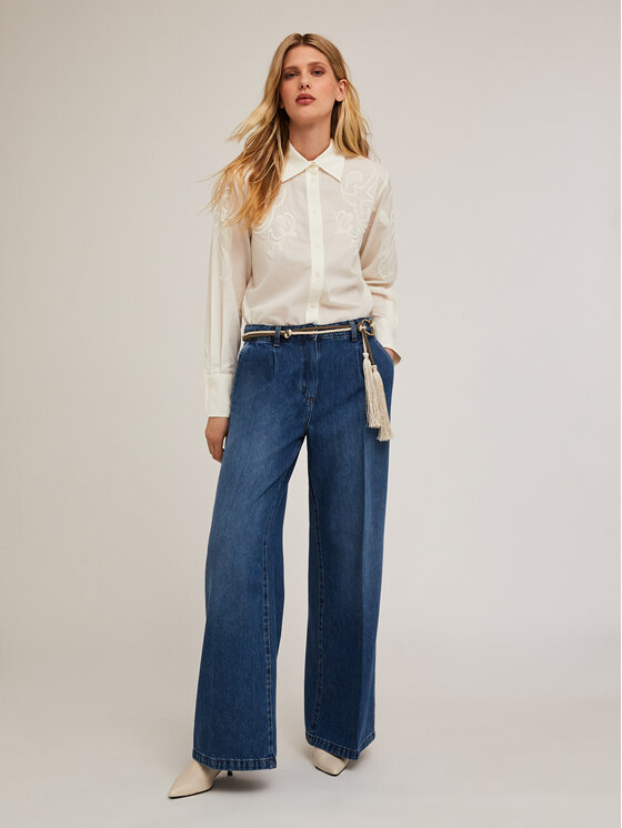 Motivi Motivi Jeans P535Q003774N024 Blu Over Fit