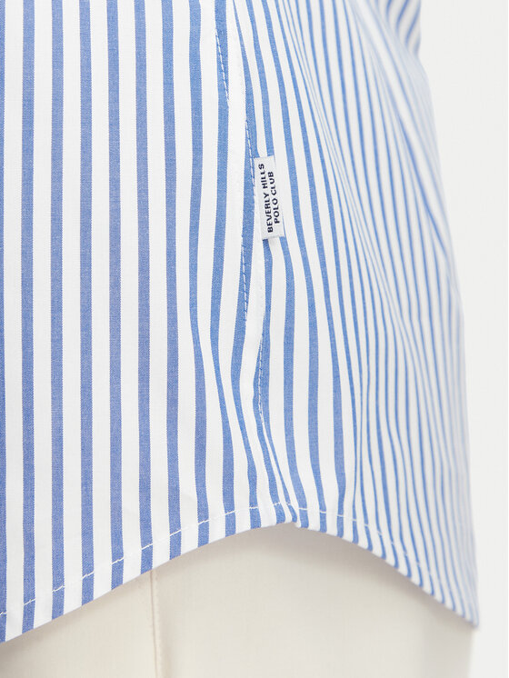 Beverly Hills Polo Club Beverly Hills Polo Club Košile P-SS26W-SH0005 Modrá Regular Fit