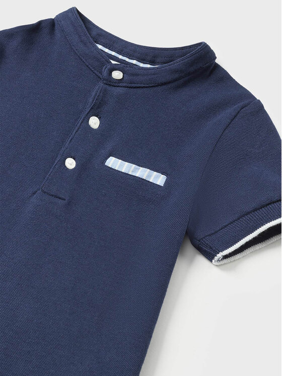 Mayoral Mayoral Polo 1101 Granatowy Regular Fit