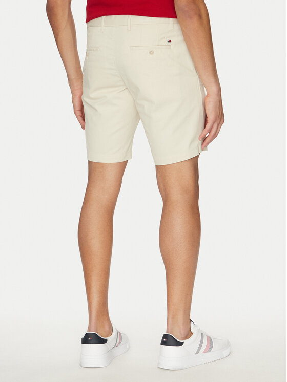 Tommy Hilfiger Tommy Hilfiger Шорти з тканини Brooklyn MW0MW23563 Бежевий Regular Fit